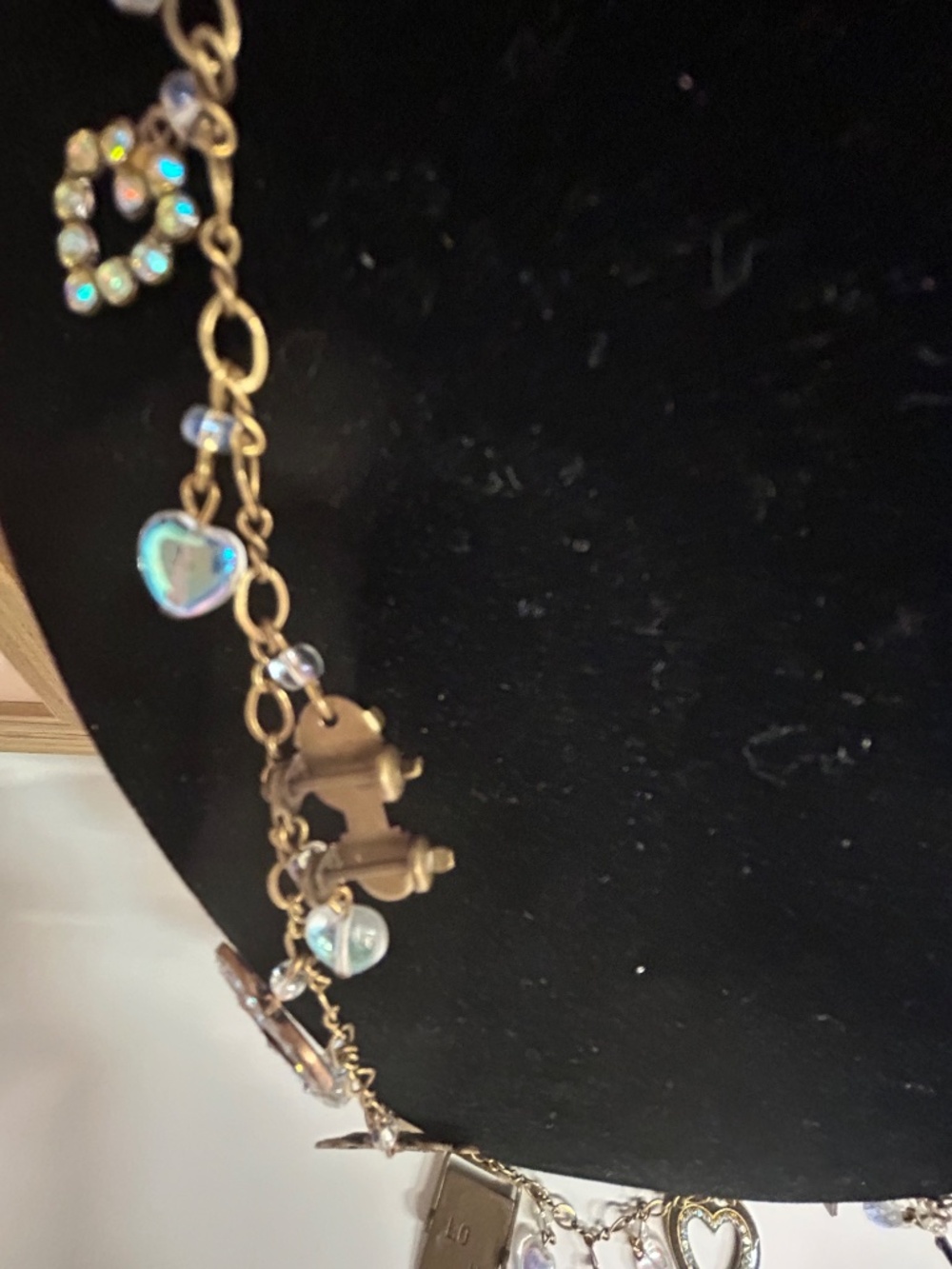 Vintage Glass Works charm necklace